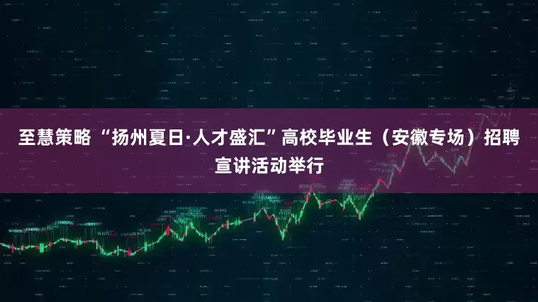 至慧策略 “扬州夏日·人才盛汇”高校毕业生（安徽专场）招聘宣讲活动举行